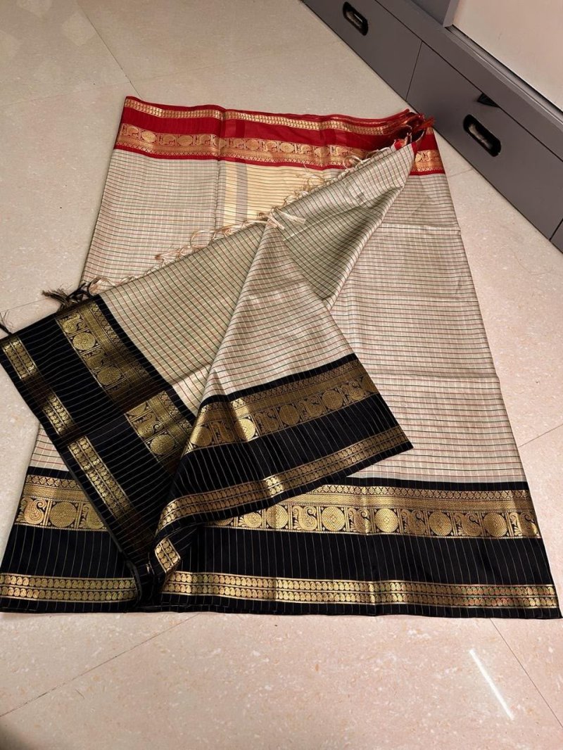 Kaveri By Aab Art Kanchivaram Silk Saree